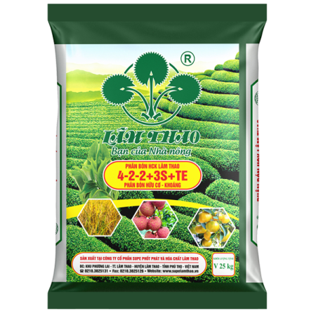 Phân bón HCK Lâm Thao 4-2-2+3S+TE