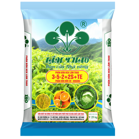 Phân bón HCK Lâm Thao 3-5-2+2S+TE