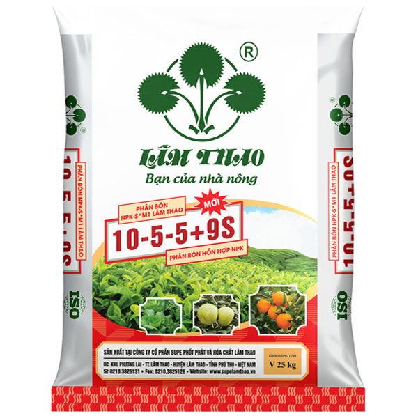 Phân bón NPK-S*M1 Lâm Thao 10-5-5+9S
